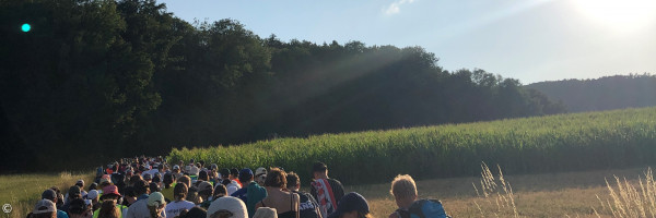 Natürlich sind die Trainees auch beim großen Konfi-Camp mit dabei