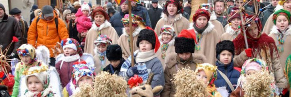 Weihnachtslieder in der Ukraine